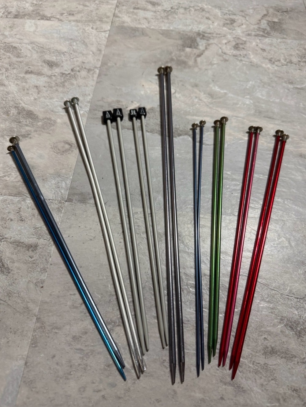Vintage Knitting Needle Destash Lot – Susan Bates, Boye, & Hero (Assorted Sizes)